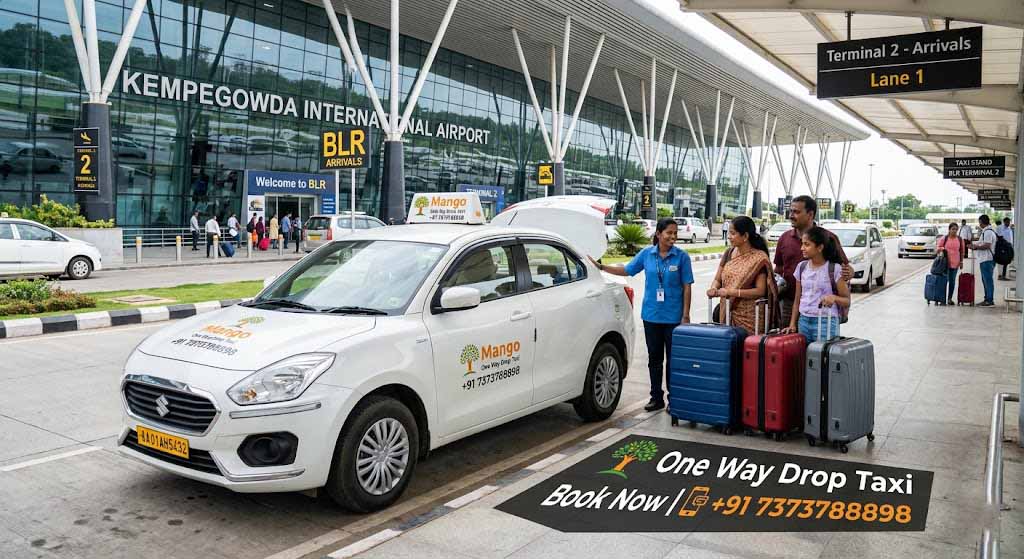 Salem to Kempegowda Airport taxi drop service
