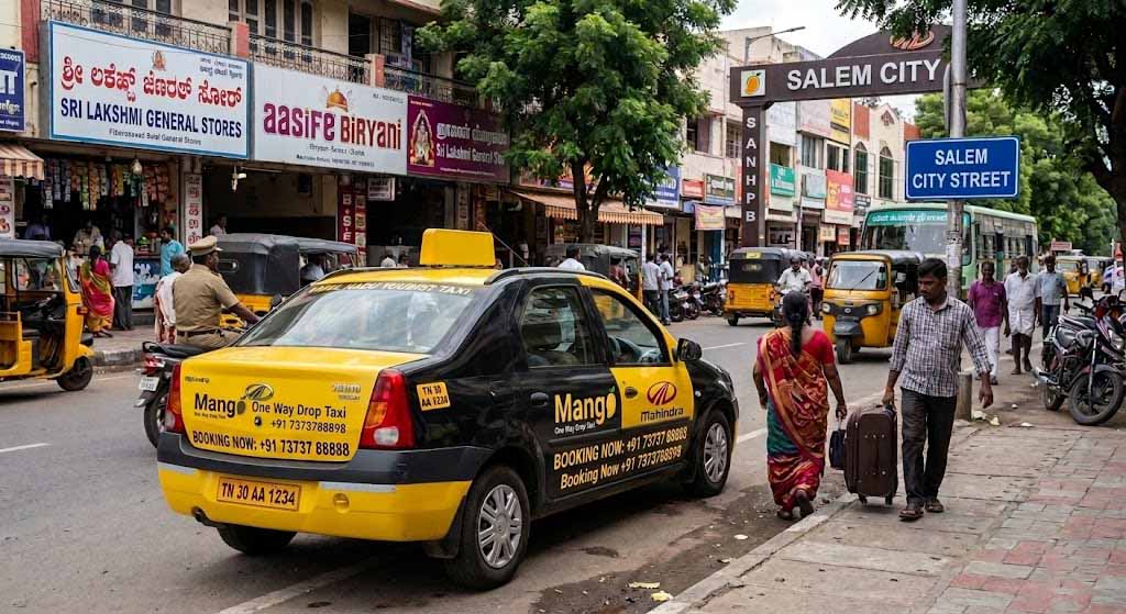 Taxi Services in Salem for local city travel