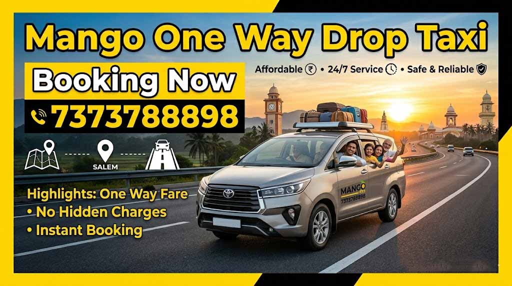 one way drop taxi Salem