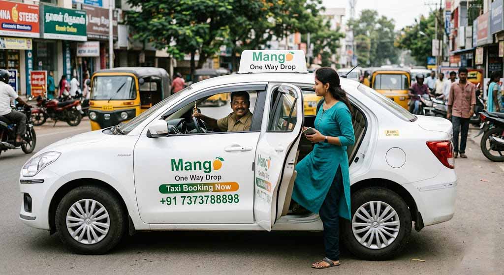 passenger using online booking taxi service