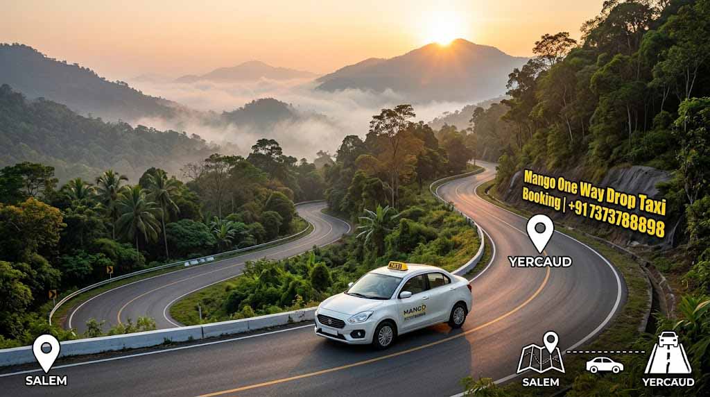 salem to yercaud taxi hill journey