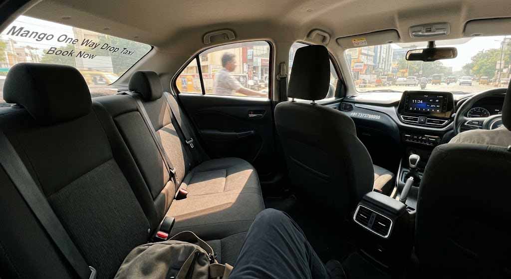 call taxi booking Salem comfortable ride