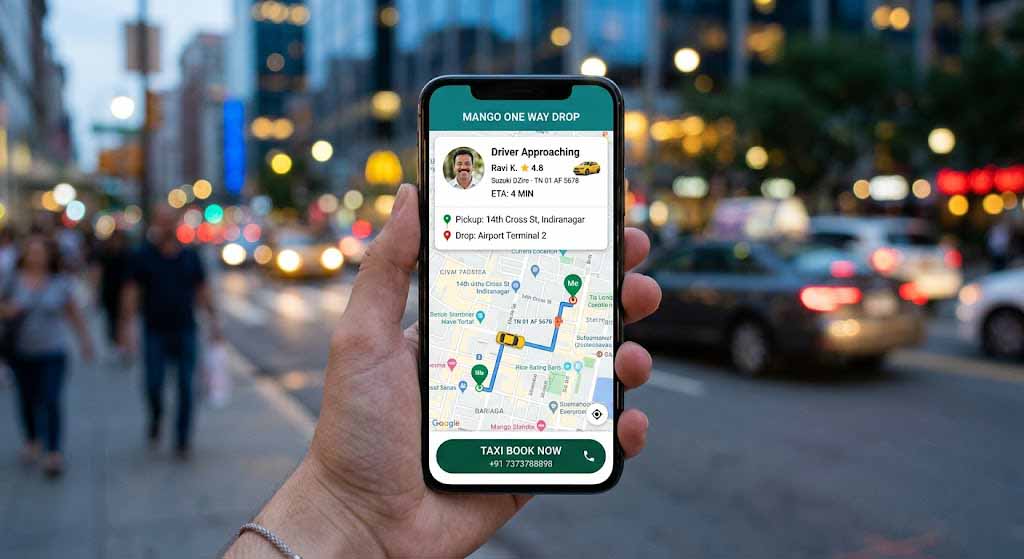 taxi near me booking app interface